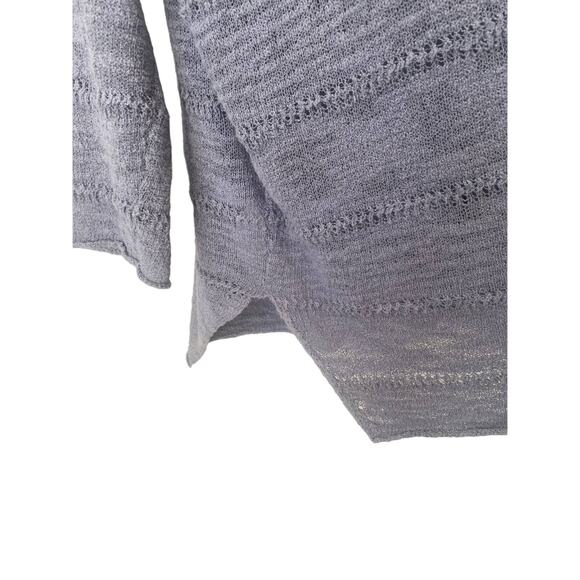 LOU & GREY KNIT OVERSIZED BLUE SWEATER SIZE SMALL - Picture 7 of 7